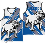 Canterbury-Bankstown Bulldogs Simple Style - Rugby Team Basketball Jersey | Lovenewzealand.co
