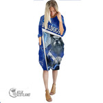Canterbury-Bankstown Bulldogs Special Style - Rugby Team Batwing Pocket Dress | Lovenewzealand.co
