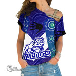 Canterbury-Bankstown Bulldogs Indigenous New - Rugby Team One Shoulder Shirt | Lovenewzealand.co
