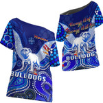 Canterbury-Bankstown Bulldogs Indigenous - Rugby Team Off Shoulder T-Shirt | Lovenewzealand.co