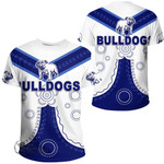 Canterbury-Bankstown Bulldogs Anzac Day Indigenous - Rugby Team T-shirt | Lovenewzealand.co
