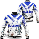 Canterbury-Bankstown Bulldogs Indigenous Special White mix Blue - Rugby Team Baseball Jackets | lovenewzealand.co