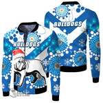 Canterbury-Bankstown Bulldogs Christmas - Rugby Team Fleece Winter jacket | Lovenewzeland.co
