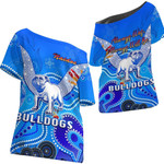 Canterbury-Bankstown Bulldogs Naidoc - Rugby Team Off Shoulder T-Shirt | Lovenewzealand.co