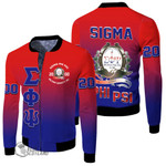 Africa Zone Clothing - Sigma Phi Psi Gradient Fleece Winter Jacket A31 | Africazone.store
