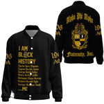 Alpha Phi Alpha Black History Thicken Stand-Collar Jacket A31 | Africazone.store