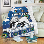 Love New Zealand Blanket - (Custom) Canterbury-Bankstown Bulldogs Anzac Day - Rugby Team Premium Blanket | lovenewzealand.co
