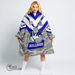 Love New Zealand Clothing - (Custom) Canterbury-Bankstown Bulldogs Oodie Blanket Hoodie A35