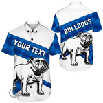 (Custom) Canterbury-Bankstown Bulldogs Simple - Rugby Team Short Sleeve Shirt | Lovenewzealand.co
