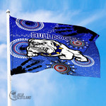 Canterbury-Bankstown Bulldogs Indigenous Victorian Vibes - Rugby Team Premium Flag  | lovenewzealand.co
