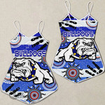 Canterbury-Bankstown Bulldogs Indigenous Victorian Vibes Version 2.0 - Rugby Team Women Rompers | Lovenewzealand.co

