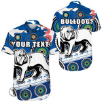 (Custom) Canterbury-Bankstown Bulldogs Anzac Day - Rugby Team Short Sleeve Shirt | Lovenewzealand.co
