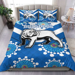 Love New Zealand Bedding Set - Canterbury-Bankstown Bulldogs Blue Indigenous - Rugby Team Bedding Set Bedding Set | lovenewzealand.co
