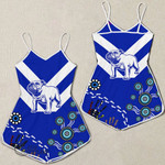 Canterbury-Bankstown Bulldogs Indigenous Special Royal Blue - Rugby Team Women Rompers Women Rompers | Lovenewzealand.co
