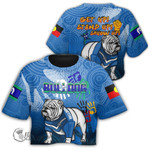 Canterbury-Bankstown Bulldogs Naidoc Week 2022 Croptop T-shirt A31 | Love New Zealand.com