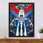 Canterbury-Bankstown Bulldogs - Rugby Team Framed Wrapped Canvas | lovenewzealand.co
