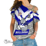 Love New Zealand Clothing - (Custom) Canterbury-Bankstown Bulldogs One Shoulder Shirt A35