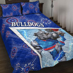Western Bulldogs Bulldogs Indigenous Special Style - Football Team Quilt Bed Set | lovenewzealand.co
