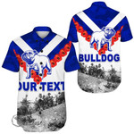 (Custom) Canterbury-Bankstown Bulldogs Anzac Day Original - Rugby Team Short Sleeve Shirt | Lovenewzealand.co
