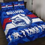 Western Bulldogs Bulldogs Anzac Day Camo - Football Team Quilt Bed Set | lovenewzealand.co
