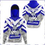 Love New Zealand Clothing - (Custom) Canterbury-Bankstown Bulldogs Hoodie Gaiter A35