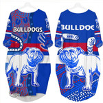 LoveNewZealand Clothing - Western Bulldogs Special Indigenous Rugby Team Batwing Pocket Dress A7 | LoveNewZealand