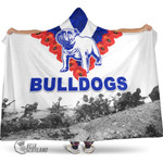 Canterbury-Bankstown Bulldogs Anzac Day Original - Rugby Team Hooded Blanket | Lovenewzealand.co

