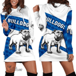 Bulldogs Hoodie Dress Sporty Style K8 | Lovenewzealand.co