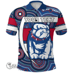 (Custom Personalised) Western Football Bulldogs Polo Shirt Redamancy Indigenous Australian K13 | Lovenewzealand.co