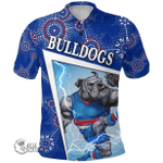 (Custom Personalised) Western Polo Shirt Bulldogs Indigenous Limited Edition NO.1, Custom Text And Number K8 | Lovenewzealand.co