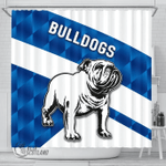 Bulldogs Shower Curtain Sporty Style K8 | Lovenewzealand.co