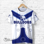 Canterbury-Bankstown Bulldogs T Shirt Simple Indigenous K8 | Lovenewzealand.co