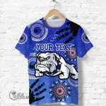(Custom Personalised) Bulldogs T Shirt Indigenous Country Style K36 | Lovenewzealand.co