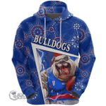 (Custom Personalised) Western Hoodie Bulldogs Indigenous Limited Edition, Custom Text And Number | Lovenewzealand.co