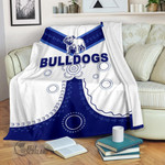 Canterbury-Bankstown Bulldogs Premium Blanket Simple Indigenous K8 | Lovenewzealand.co
