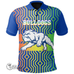 Western Polo Shirt Bulldogs Rainbows - Pride Guernsey TH6 | Lovenewzealand.co