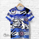 Bulldogs T Shirt Indigenous Country Style No.1 K36 | Lovenewzealand.co
