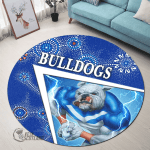 Canterbury-Bankstown Bulldogs Round Carpet Indigenous Limited Edition NO.1 K8 | Lovenewzealand.co
