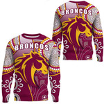 Brisbane Broncos Indigenous Unique - Rugby Team Sweatshirts | Love New Zealand.co