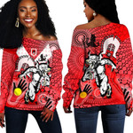 Love New Zealand Clothing - St. George Illawarra Dragons Naidoc New Off Shoulder Sweaters A35