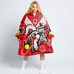Love New Zealand Clothing - St. George Illawarra Dragons Naidoc New Oodie Blanket Hoodie A35