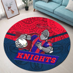 Love New Zealand Round Carpet - Newcastle Knights Mascot Round Carpet A35