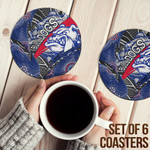 Love New Zealand Coasters (Sets of 6) - Western Bulldogs Coasters | Lovenewzealand.com
