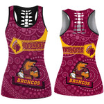 Love New Zealand Clothing - Brisbane Broncos Simple Style Hollow Tank Top A35 | Love New Zealand