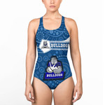 Love New Zealand Clothing - Canterbury-Bankstown Bulldogs Simple Style Women Low Cut Swimsuit A35 | Love New Zealand