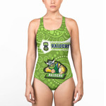 Love New Zealand Clothing - Canberra Raiders Simple Style Women Low Cut Swimsuit A35 | Love New Zealand