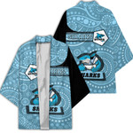 Love New Zealand Clothing - Cronulla-Sutherland Sharks Simple Style Kimono A35 | Love New Zealand