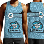 Love New Zealand Clothing - Cronulla-Sutherland Sharks Simple Style Tank Top A35 | Love New Zealand