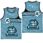 Love New Zealand Clothing - Cronulla-Sutherland Sharks Simple Style Basketball Jersey A35 | Love New Zealand