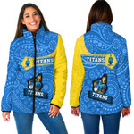 Love New Zealand Clothing - Gold Coast Titans Simple Style Women Padded Jacket A35 | Love New Zealand